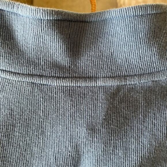 Izod Sky Blue Half Zip Mens Sweatshirt 100% Cotton Size XXL - Picture 3 of 6